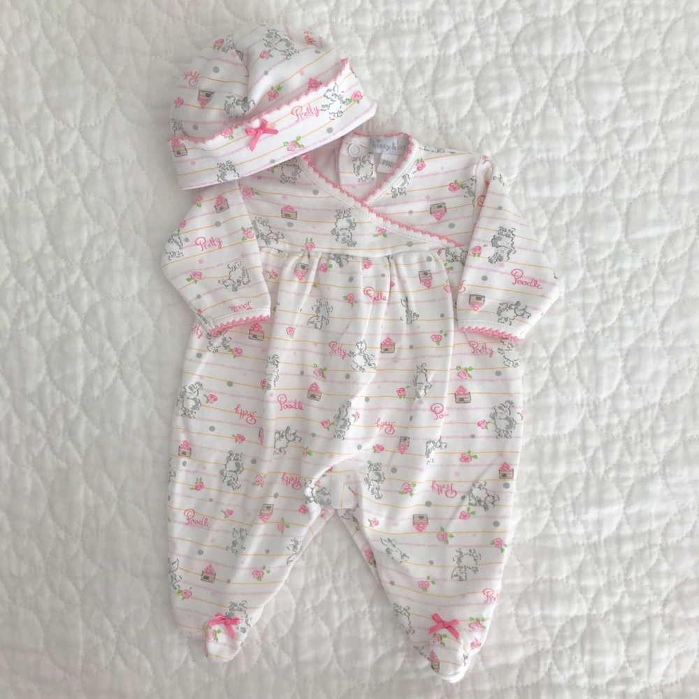 🐩 EUC KISSY KISSY Sweet Footie Set 🐩